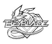 Coloriage et dessins gratuit Logo Beyblade à imprimer