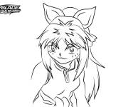 Coloriage Mariah de Beyblade Burst