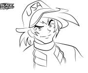 Coloriage Michael Summers de Beyblade