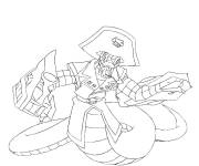 Coloriage Pirate Orachi de Beyblade