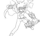 Coloriage Ryuga de Beyblade burst