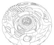 Coloriage Toupie  Beyblade Dragoon