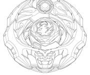 Coloriage Toupie Ifrit de Beyblade