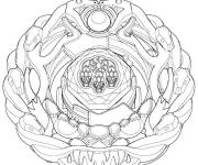 Coloriage Toupie Orochi Beyblade