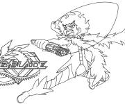 Coloriage Valt Aoi de Beyblade