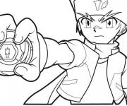 Coloriage Valt Aoi pendant le tournoi