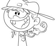 Coloriage Lana Loud rigolette