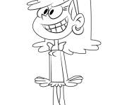Coloriage Leni Loud, la fashionista