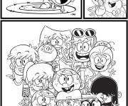 Coloriage Les aventures de Lincoln et ses soeurs