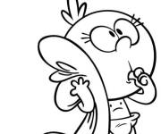 Coloriage Lily Loud, la plus jeune fille de la famille Loud