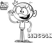 Coloriage Lincoln, le seul garçon de la famille Loud