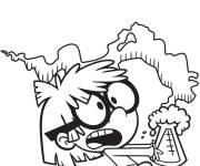 Coloriage et dessins gratuit Lisa Loud dessin anim&eacute; à imprimer