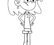 Coloriage et dessins gratuit Lori Loud, la s&oelig;ur de Lincoln à imprimer