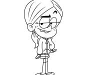 Coloriage et dessins gratuit Personnage de bande anim&eacute; Bienvenue chez les Loud à imprimer