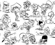 Coloriage et dessins gratuit Personnages de Bienvenue chez les Loud à imprimer