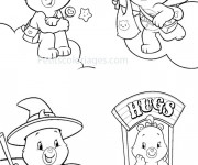 Coloriage Bisounours en ligne gratuit