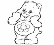 Coloriage Bisounours Funshine