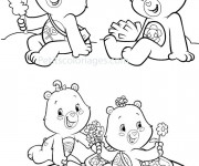 Coloriage Bisounours peluche