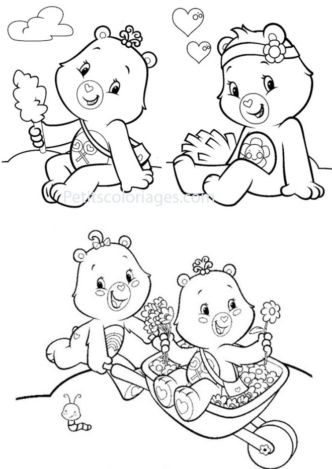 Coloriage Bisounours A Imprimer