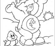 Coloriage Bonjour les Bisounours