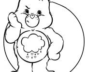 Coloriage Ours en peluche qui n'est pas content