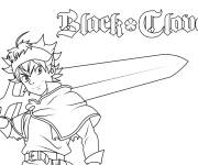 Coloriage Affiche de Black Clover