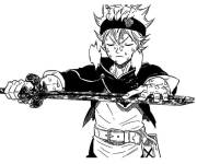Coloriage et dessins gratuit Asta avant le combat à imprimer