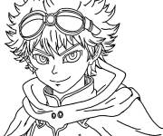 Coloriage Asta Black Clover imprimable