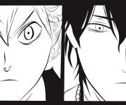 Coloriage Aster et Yuno de Black Clover