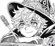 Coloriage Black Clover anime