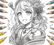 Coloriage Black Clover en couleurs