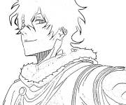 Coloriage Chevalier de Black Clover