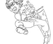 Coloriage Chevalier royal de Black Clover