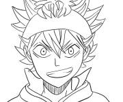Coloriage Illustration Black Clover