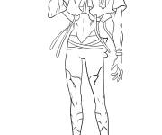 Coloriage Jack The Ripper de Black Clover
