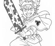 Coloriage La rage de Asta