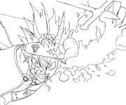 Coloriage Le puissant Asta en mode d&eacute;mon