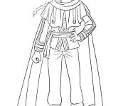 Coloriage Leopold Vermillion de Black Clover