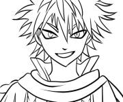 Coloriage Leopold Vermillion en souriant