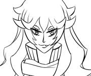 Coloriage Mereoleona Vermillion de Black Clover