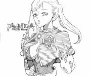 Coloriage Noelle de Black Clover