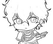 Coloriage Personnage chibi de Black Clover