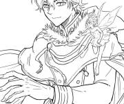 Coloriage Prince Black Clover