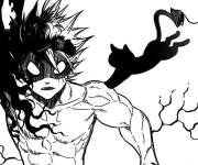 Coloriage R&eacute;incarnation d&rsquo;Asta de Black Clover