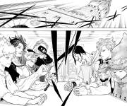 Coloriage R&eacute;union des chevaliers de Black Clover