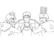 Coloriage Sc&egrave;ne drole de Black Clover