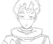 Coloriage William Vangeance de Black Clover