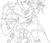 Coloriage Yuno et Sylph