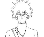 Coloriage Yuno Greenbrial de Black Clover
