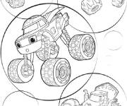 Coloriage Blaze et les Monster Machines à colorier